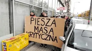 Piesza Masa Krytyczna w Warszawie 