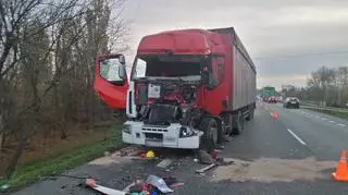 Wypadek w miejscowości Błonie-Wieś