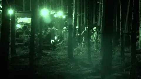Katastrofa myśliwca, pilot przeżył. "Samolot schodził wielkim łukiem"