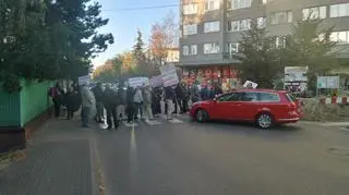 Mieszkańcy Mokotowa protestują