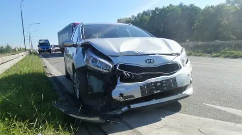 Wypadek na Żołnierskiej. Ogromny korek w Rembertowie