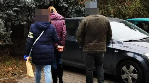 43-latka została zatrzymana przez policję