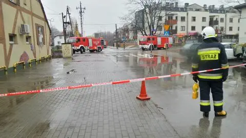 Koparka uszkodziła rurę z gazem w Wesołej