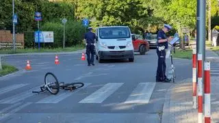 Potrącenie 10-latka w Wawrze