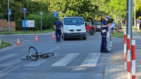 Potrącenie 10-latka w Wawrze