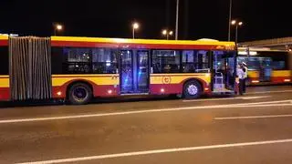 Zderzenie autobusu z innym pojazdem