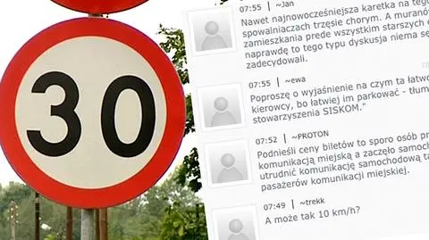 Czytelnicy o Tempo-30: "A może strefa Tempo-5?"