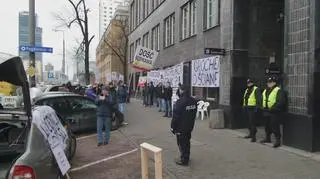 Protest taksówkarzy