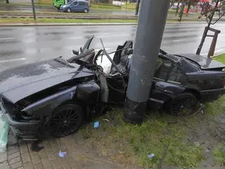 Wypadek w alei "Solidarności"