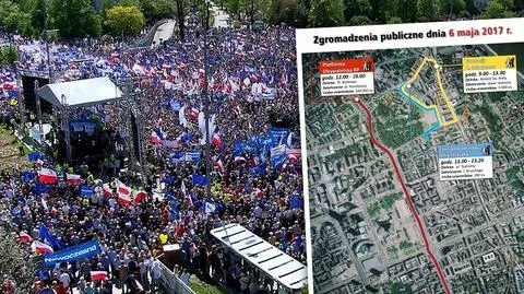 Parada i marsz. Sobota pod znakiem zgromadzeń 