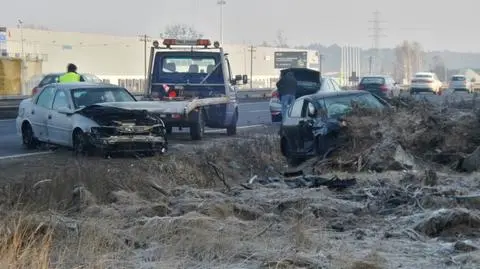 Wypadek w Nadarzynie. Utrudnienia w stronę Warszawy