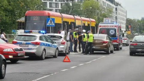 Zderzenie na Woli. "Wjechał w tył nieoznakowanego radiowozu"