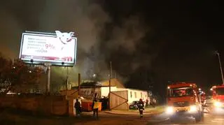Pożar magazynu