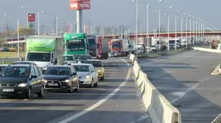 Korek na trasie S8