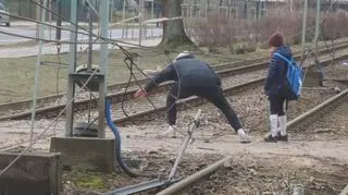Wiatr zerwał trakcję 