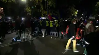 Protest przed gmachem Trybunału Konstytucyjnego