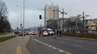 Wypadek na ulicy Wołoskiej