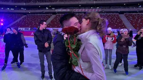 Oświadczyny na Stadionie Narodowym