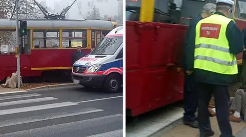 Tramwaj potrącił pieszego