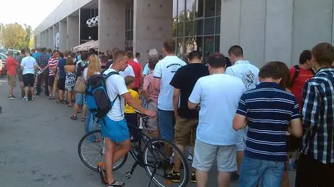 Kibice szturmem po bilety na mecz Legii z Borussią