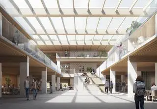 Uniwersytet zbuduje gmach na Mariensztacie. Agora pod szkłem, drzewa na dziedzińcach