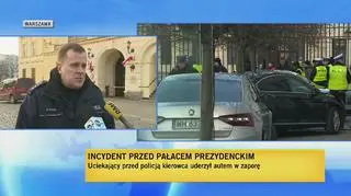 O stanie zdrowia potrąconego policjanta