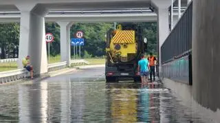 Trasa Świętokrzyska pod wodą