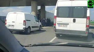 Wypadek na trasie S8