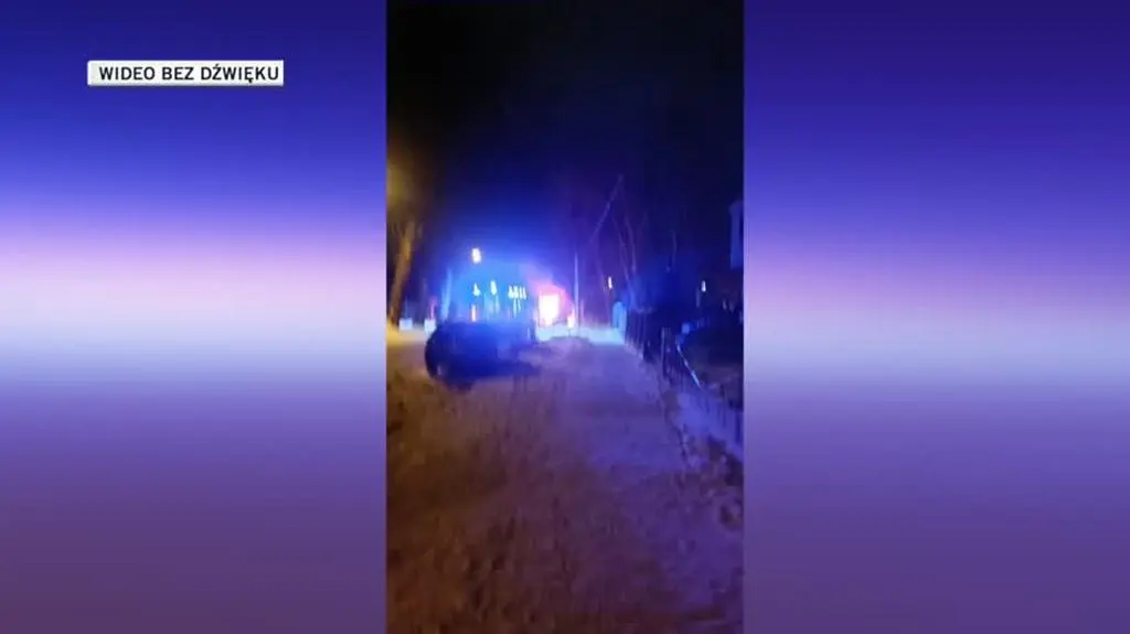 Pożar auta dostawczego 