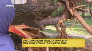 Burza przeszła przez stolicę