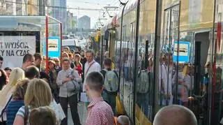 Zepsuty tramwaj i duże utrudnienia w centrum