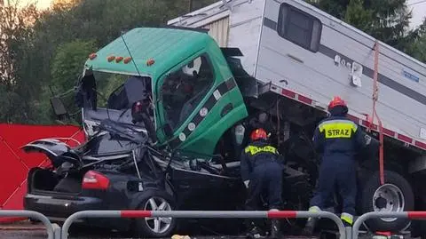 Amerykanin chciał objechać świat, podróż przerwał wypadek pod Płońskiem 