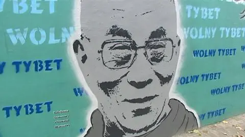 Tybetański protest w dniu wizyty premiera Chin