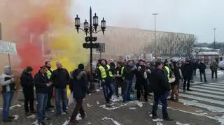 Protest taksówkarzy