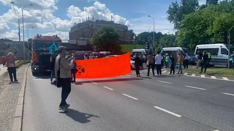 Protest ekologów w Warszawie