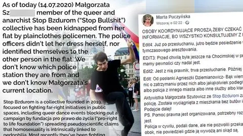 Aktywistka LGBT zatrzymana przez policję