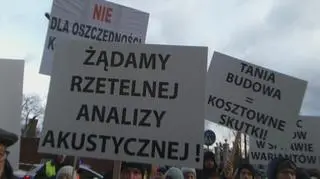 Protest mieszkańców Wesołej i Sulejówka