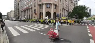 Protest górników i energetyków w centrum Warszawy