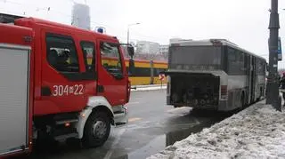 Pożar autobusu