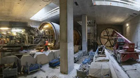 Budowa metra na Bródnie