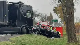 Wypadek na drodze krajowej numer 62