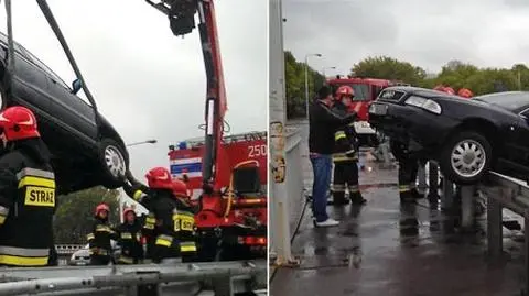 Audi na barierkach
