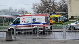 Reanimacja na pętli autobusowej Bródno-Podgrodzie