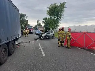 Śmiertelny wypadek na DK62