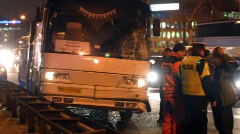 Wypadek autokaru na moście Łazienkowskim