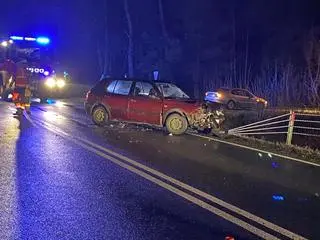 Wypadek w miejscowości Płatkownica 