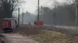 Śmiertelne potrącenie przez pociąg w Piasecznie