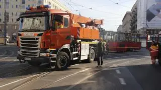 Poważna awaria tramwajowa w Śródmieściu