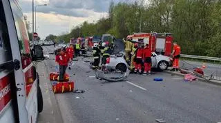 Wypadek w Zegrzu Południowym