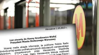 Nie chcą ogłoszeń w sprawie referendum w metrze? 